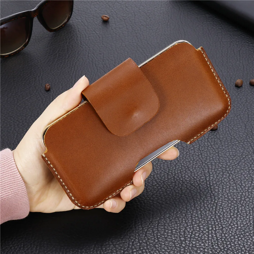 Per Xiaomi Mix Fold 3 Borsa Per Telefono Custodia Per Clip Da Cintura In Vita Custodia Flip In Vera Pelle