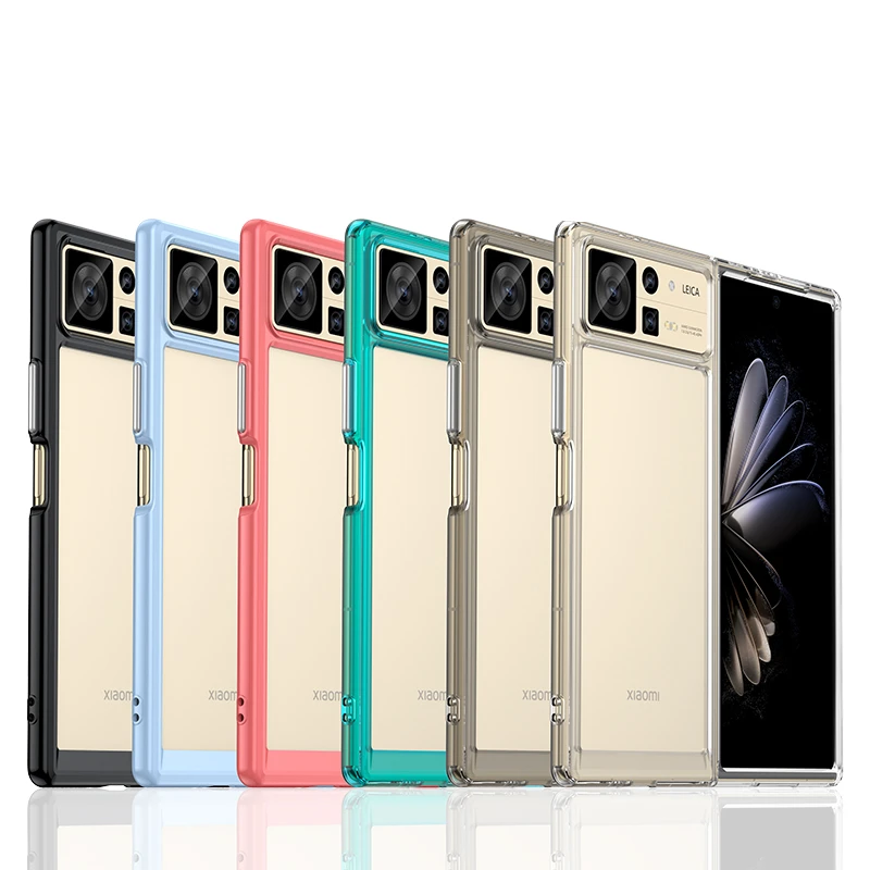 Per Xiaomi Mix Fold 2 Cover Xiaomi Mi Mix Fold 2 Capas Antiurto Trasparente Trasparente Multicolore Fundas Mi Mix Fold 2 Cover