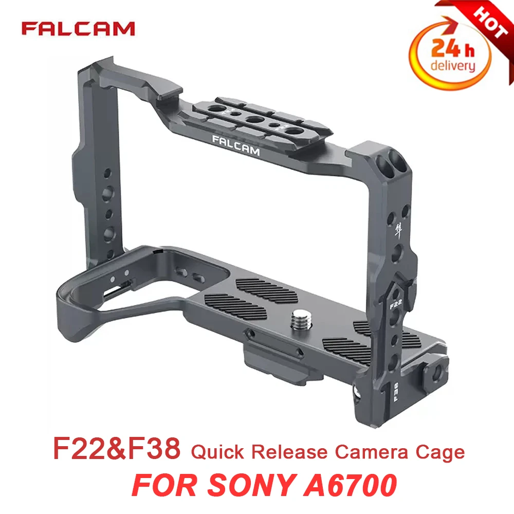 Falcam Per Fotocamera Sony A6700 Gabbia Per Fotocamera A Sgancio Rapido Originale (Per Sony A6700) C00B3804 Accessorio Fotografico