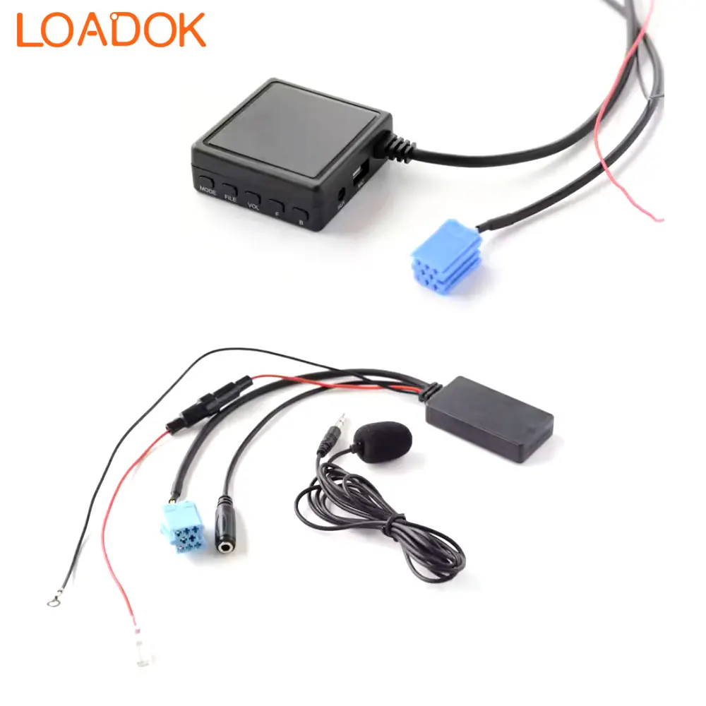 Cavo Adattatore Per Kit Musicale Usb Bluetooth Per Autoradio A 8 Pin Per Vw Audi Skoda Seat Becker Blaupunkt Philips-Vdo Dayton-Radio Originali