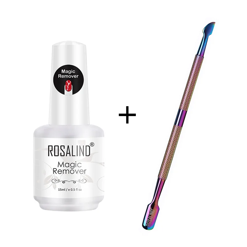 Rosalind Nail Gel Polish Remover Tools Set Easy Fast Clean Magic Remover Per Lacca Basetop Coat Primer Acrilico Smalto Per Unghie