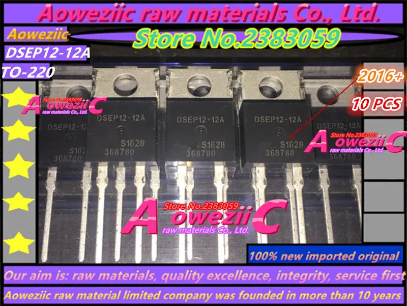 Aoweziic 2016 + 100% Nuovo Dsep12-12A Originale Importato To-220-2 Diodo Ultra Veloce Di Recupero 12A/1200V