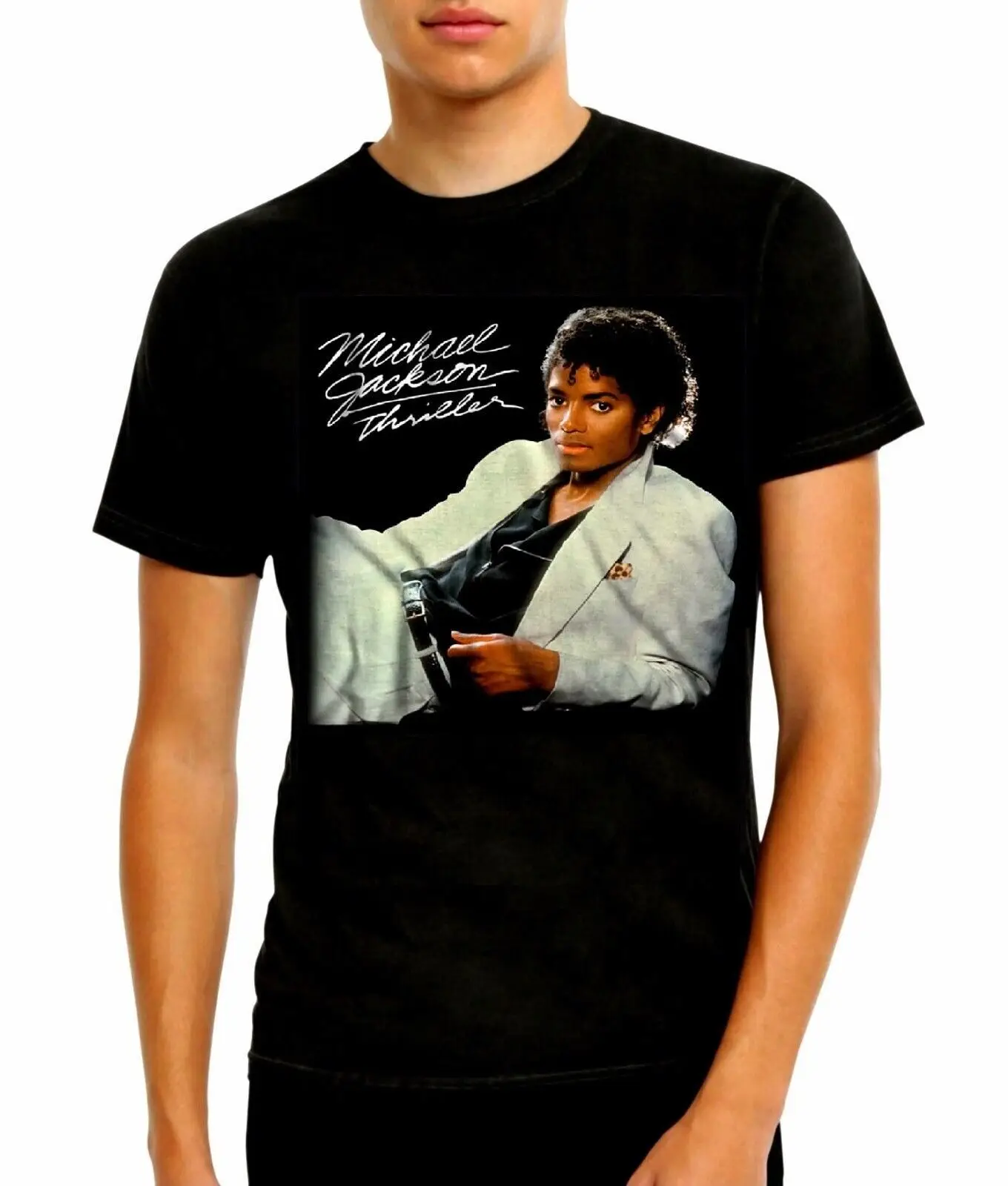 Michael Jackson T-Shirt Thriller Pop King Ufficiale Xl Last Nwt