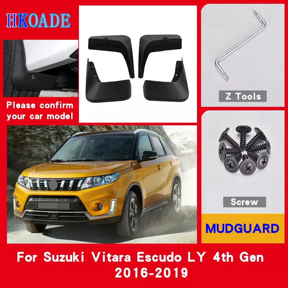 Paraspruzzi Auto Per Suzuki Vitara M4Ly 4A Generazione 2016-2019 Parafanghi Paraspruzzi Parafanghi Parafanghi Accessori Parafango Auto