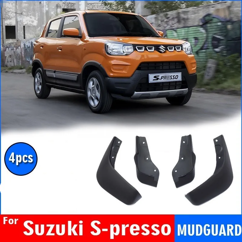 Parafanghi 4X Fenderfor Suzuki S-Presso 2020 2021 2022 Parafanghi Paraspruzzi Paraspruzzi Parafanghi Parafanghi Parti Protettive Accessori