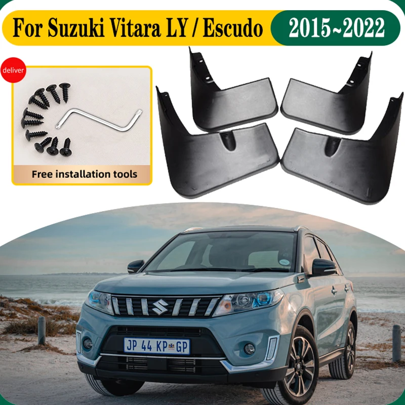 Per Suzuki Vitara Paraspruzzi Suzuki Escudo Ly 2015 ~ 2022 2020 Parafanghi Per Auto Paraspruzzi Parafanghi Anteriori Posteriori Accessori Parafango