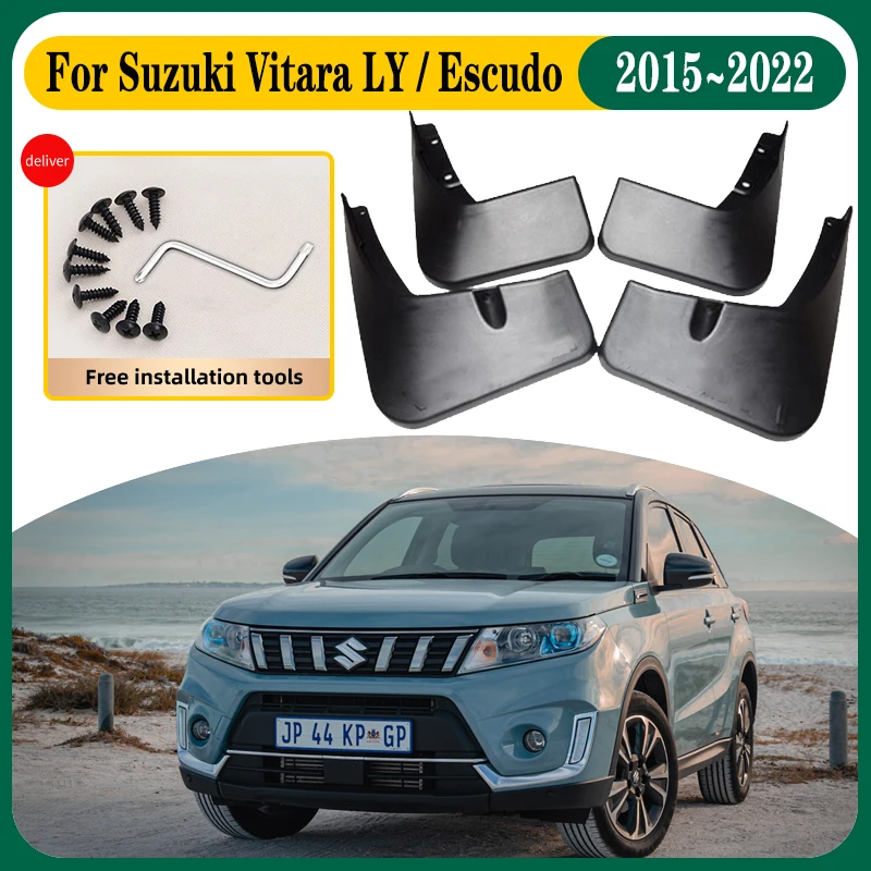 Per Suzuki Vitara Paraspruzzi Suzuki Escudo Ly 2015 ~ 2022 2020 Parafanghi Per Auto Paraspruzzi Parafanghi Anteriori Posteriori Accessori Parafango