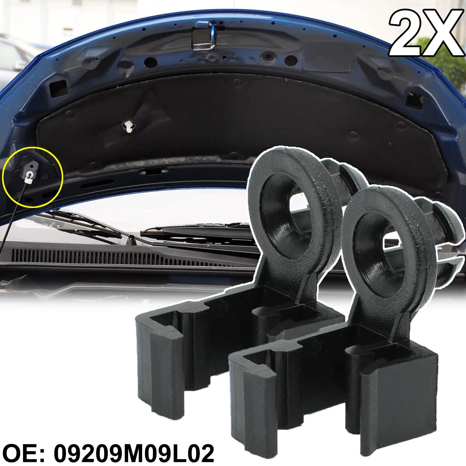 2 Pezzi Cofano Cofano Asta Supporto Supporto Prop Clip Perno Collegamento Supporto Per Suzuki Alto Splash Swift Ignis Aerio Parts Ricambi Auto