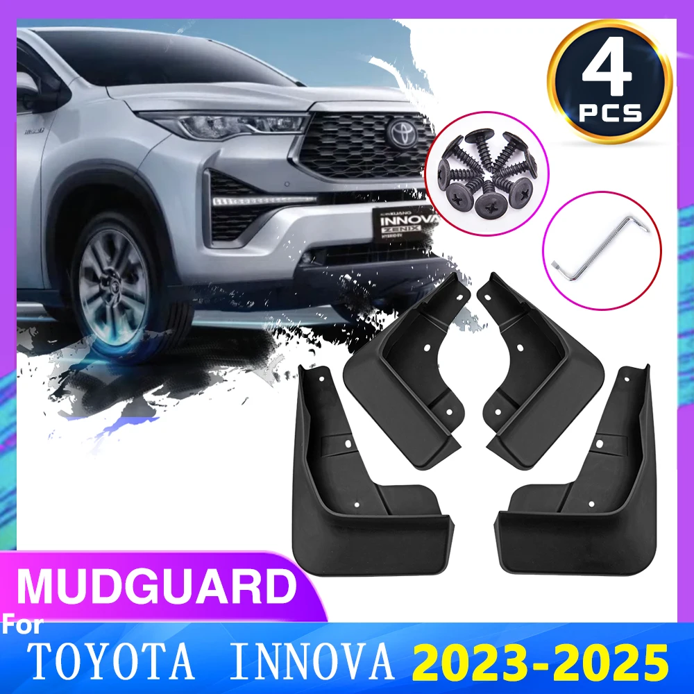 4X Per Toyota Innova 2023 Ag10 Kijang Innova Zenix Suzuki Invicto 2024 2025 Paraspruzzi Paraspruzzi Parafanghi Parti Accessori
