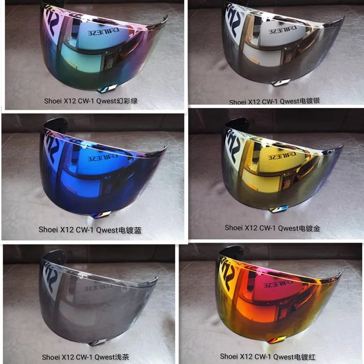 Casco Moto Lente Visiera Casco Occhiali Lente Integrale Per Shoei X12 Cw-1 Xr-1100 Qwest X-Spirit 2 Qwest