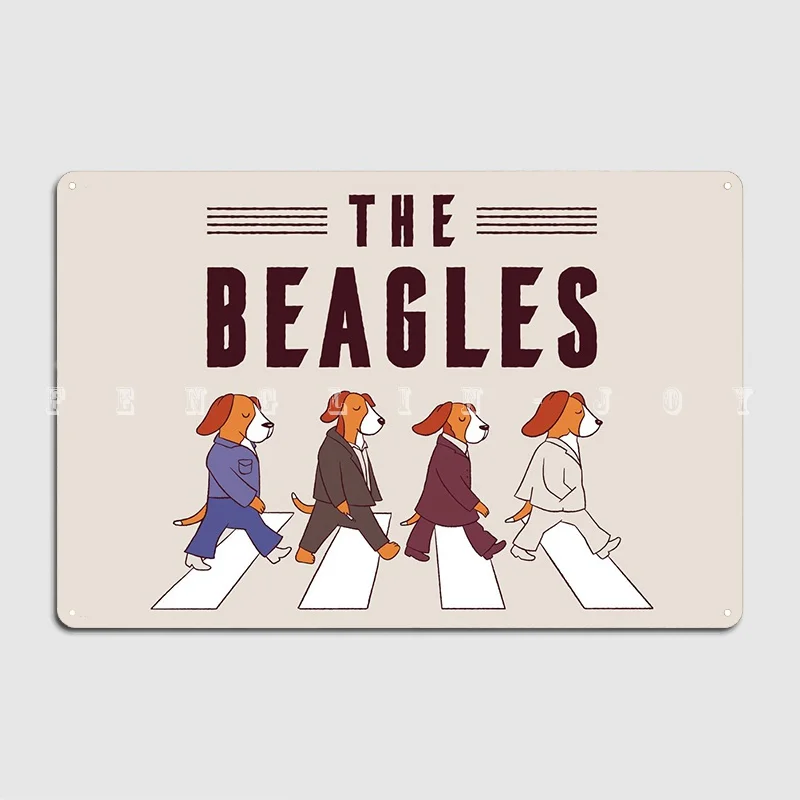 Beagles Uk Poster Motivazionale Targa In Metallo Decorazioni Murali Garage Club Divertente Cinema Garage Targa In Metallo Poster
