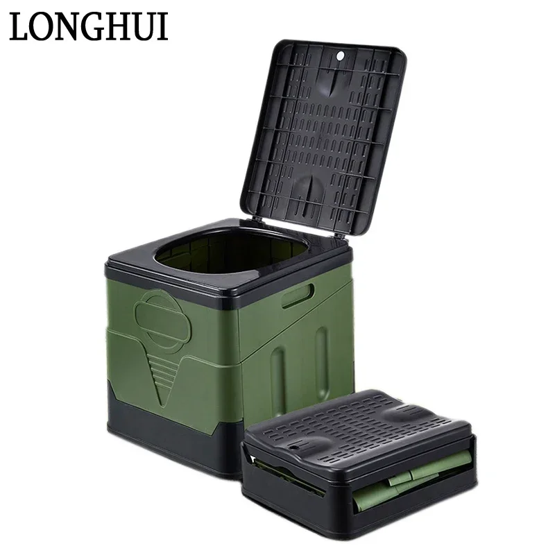 Toilette Pieghevole Per Uso Domestico Toilette Per Auto Toilette Da Campeggio All'Aperto Sedile Per Wc Portatile Donna Toilette Per Bambini Viaggio To