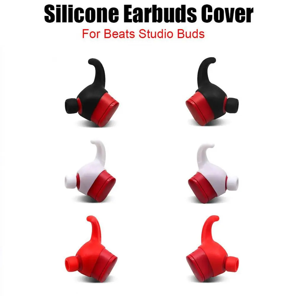 1 Paio Di Ganci Protettivi In Silicone Morbido Per Monster Beats Studio Buds Gancio Per L'Orecchio Antiscivolo Custodia Per Auricolari Custodia Per Be