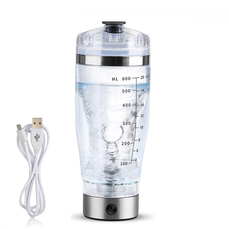 600Ml Cocktail Elettrico Boston Shaker Usb Automatic Protein Shaker Movimento Portatile Mixer Vortex Tornado My Water Bottle