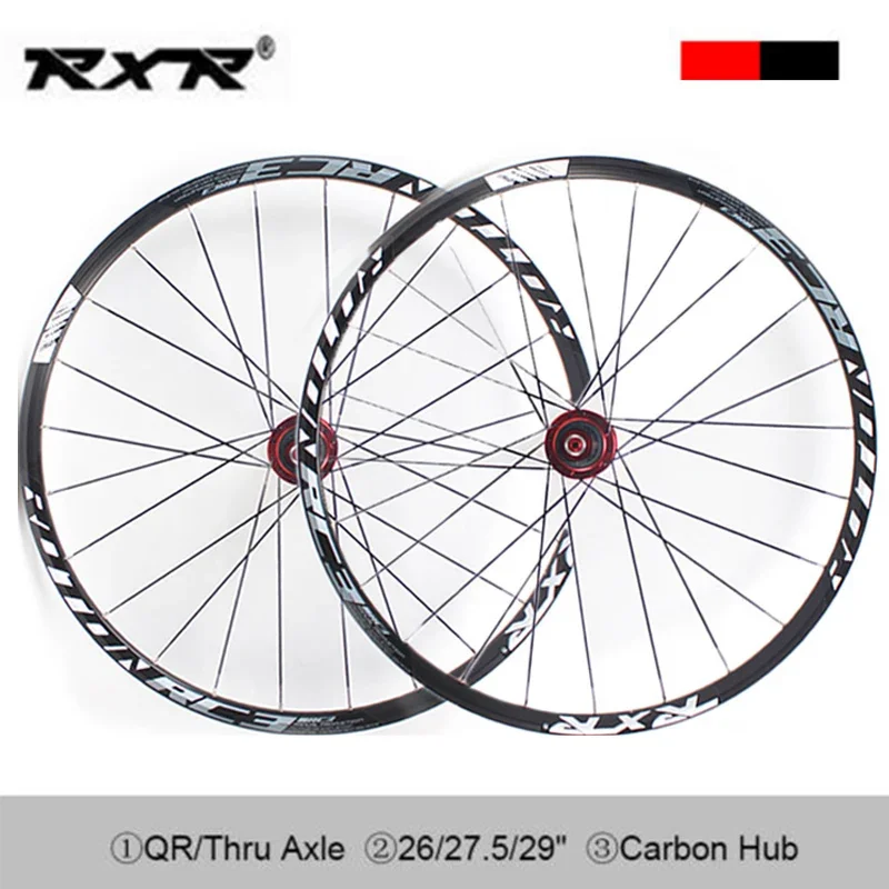 Set Di Ruote Per Bicicletta Rxr Rc3 26/27.5/29Er Set Di Ruote Per Mountain Bike Disco Per Mozzo In Carbonio Pneumatico Clicher Per Parti Di Cassette S