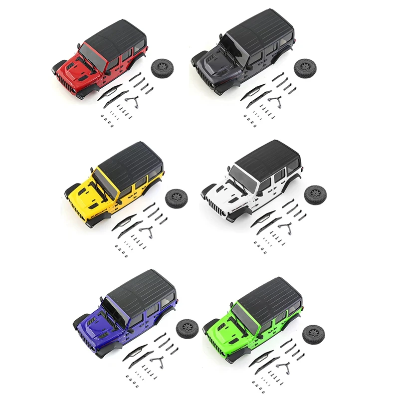 Guscio Della Carrozzeria Rc Per Kyosho Mini Z Mini-Z 4 X4 Jeep Wrangler Rubicon Rc Crawler Car Upgrade Parts