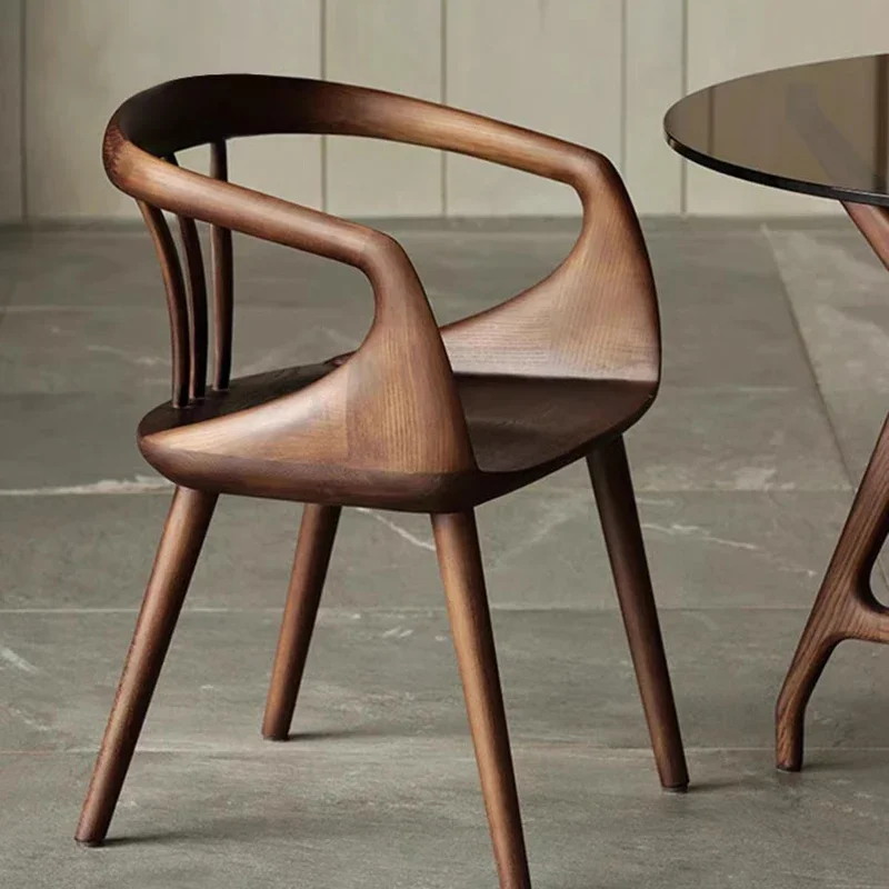 Banchetto Sedie Da Giardino Di Lusso In Legno Ergonomico Bar Living Makeup Chair Designer Vintage Balcone Sede Design Legno Home Decoraction