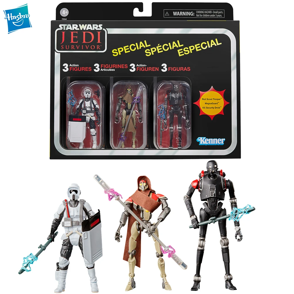 Original Star Wars The Vintage Collection Gaming Greats Star Wars Jedi: Survivor Multipack 3.75 Pollici Action Model Figure Toy