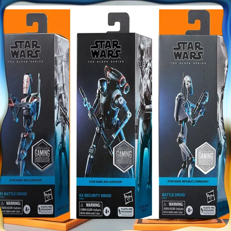 Y Star Wars Black Series Jedi Survivor Cal Kestis B1 Battle Droid Kx Security Droid 6 "Action Figurine Gaming Greats Toys