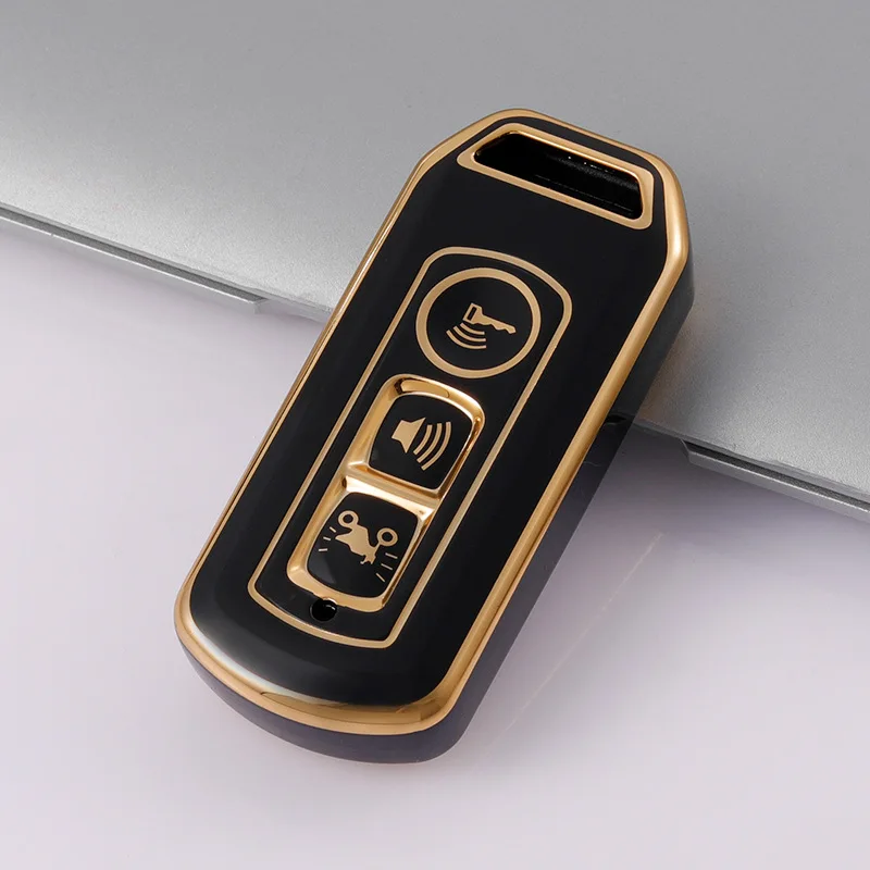 3 Pulsanti Tpu Car Key Case Smart Remote Control Fob Cover Per Honda Airblade 125 C125 Super Cub Scooter Vario 150 Pcx Forza 300