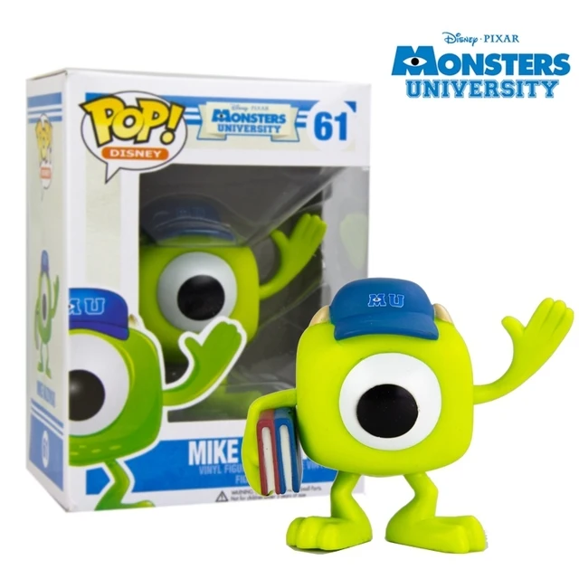 Funko Movie Monsters University Mike Wazowski 61 # Big Eyes Sulley 62 # Ok Pvc Action Toy Figure Vinile Modello Da Collezione Giocattoli