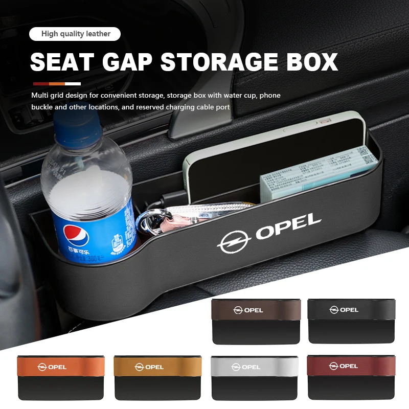 Car Gap Storage Box Console Side Seat Plug Filler Organizer Per Opel Insignia Corsa Zafira Mokka Grandland Antara Ampera