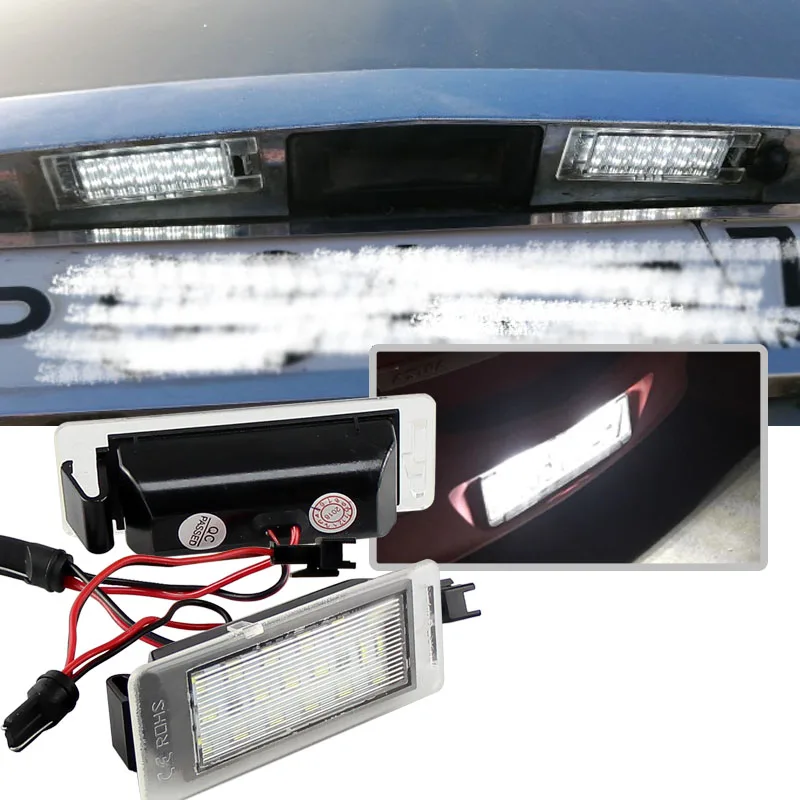 2Pcs Led Luce Targa Lampada Per Opel Mokka 2012-2018 Opel Ampera 2017-Up Insignia Sports Tourer 2009-2017