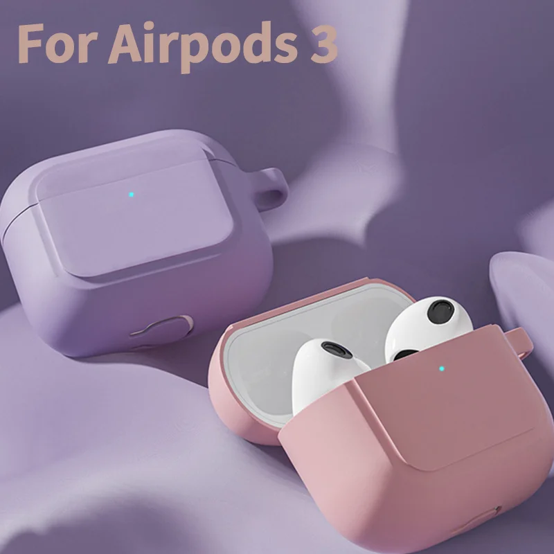 Custodia Per Auricolari In Gel Di Silice Per Airpods3 Custodia Morbida Per Cuffie Bluetooth Custodia Protettiva Per Airpods3 Cover Antiurto