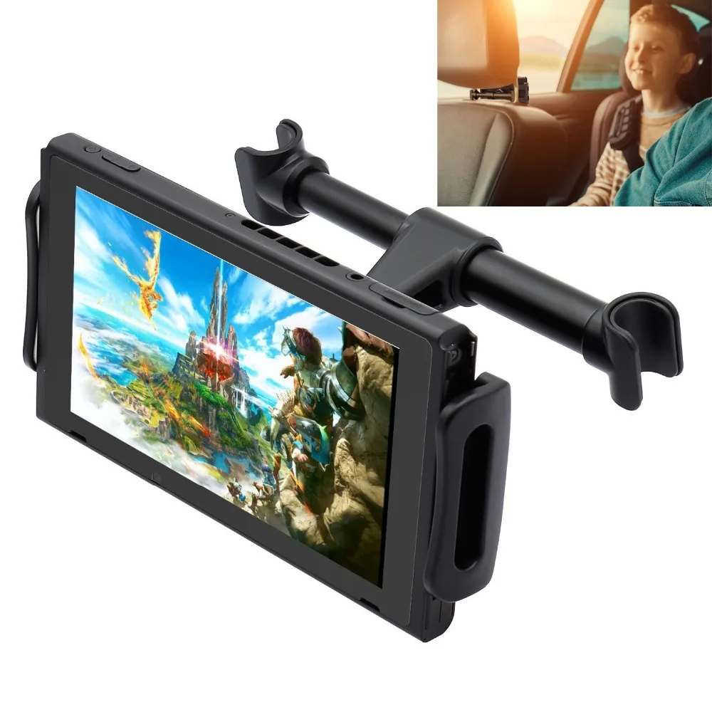 Supporto Per Poggiatesta Per Auto Per Nintendo Switch, Supporto Regolabile Per Nintendo Switch Ns/Iphone/Ipad/Amazon Kindle Fire