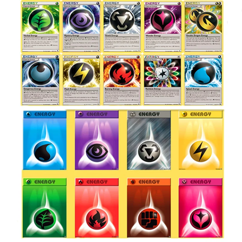 2021 Pokemon Cards 20Pcs Gioco Energy Battle Takara Tomy Collection Shining English Trading Card Booster Box Giocattoli Per Bambini Bambini