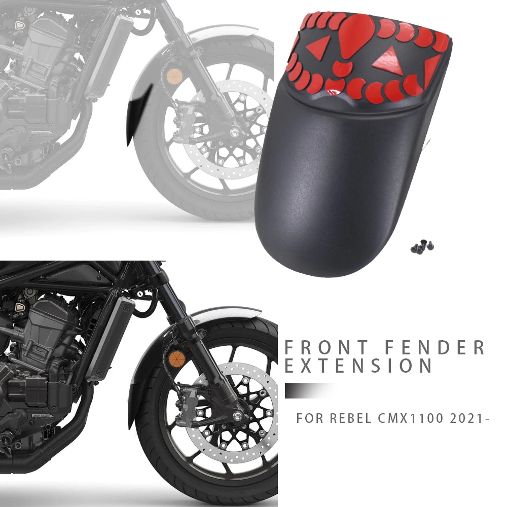 2021 2022 Per Honda Rebel Cmx 1100 Parafango Anteriore Nuovo Parafango Moto Estensione Anteriore Rebel Cmx 1100