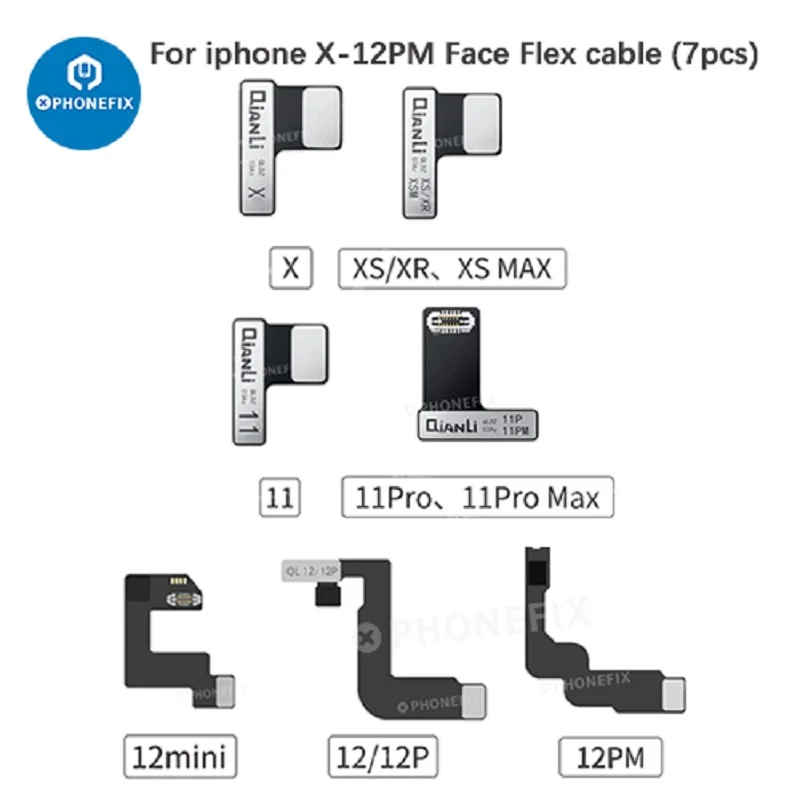 Face Id Dot Matrix Flex Cable Per Qianli Clone Instrument Per Iphone X-14Promax Face Id Repair Non Rimozione Senza Saldatura