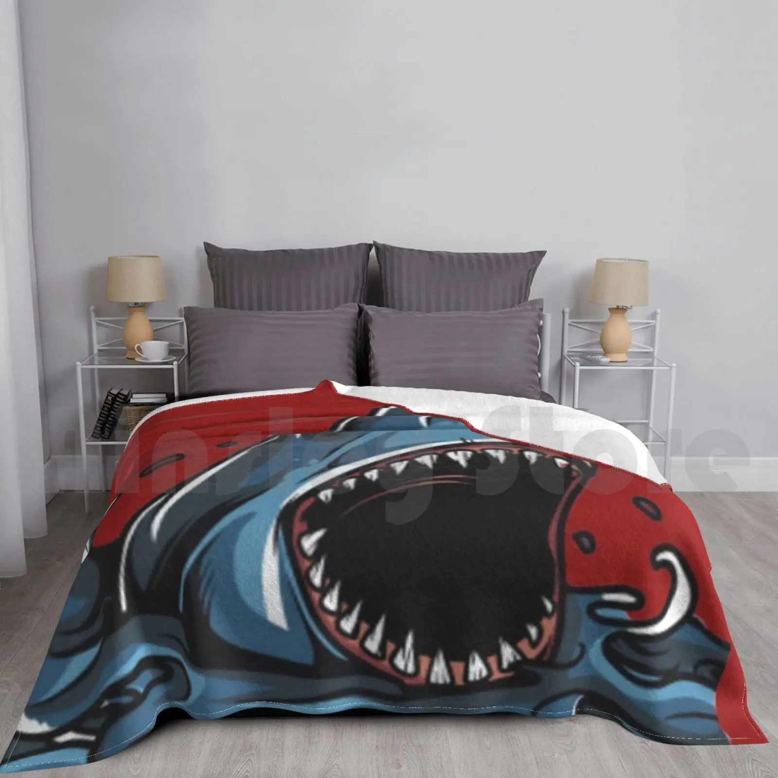 The Good Shark Coperta Super Soft Warm Light Thin Shark Week Shark Tank Shark Week 2021 Shark Tale Shark Attack Shark