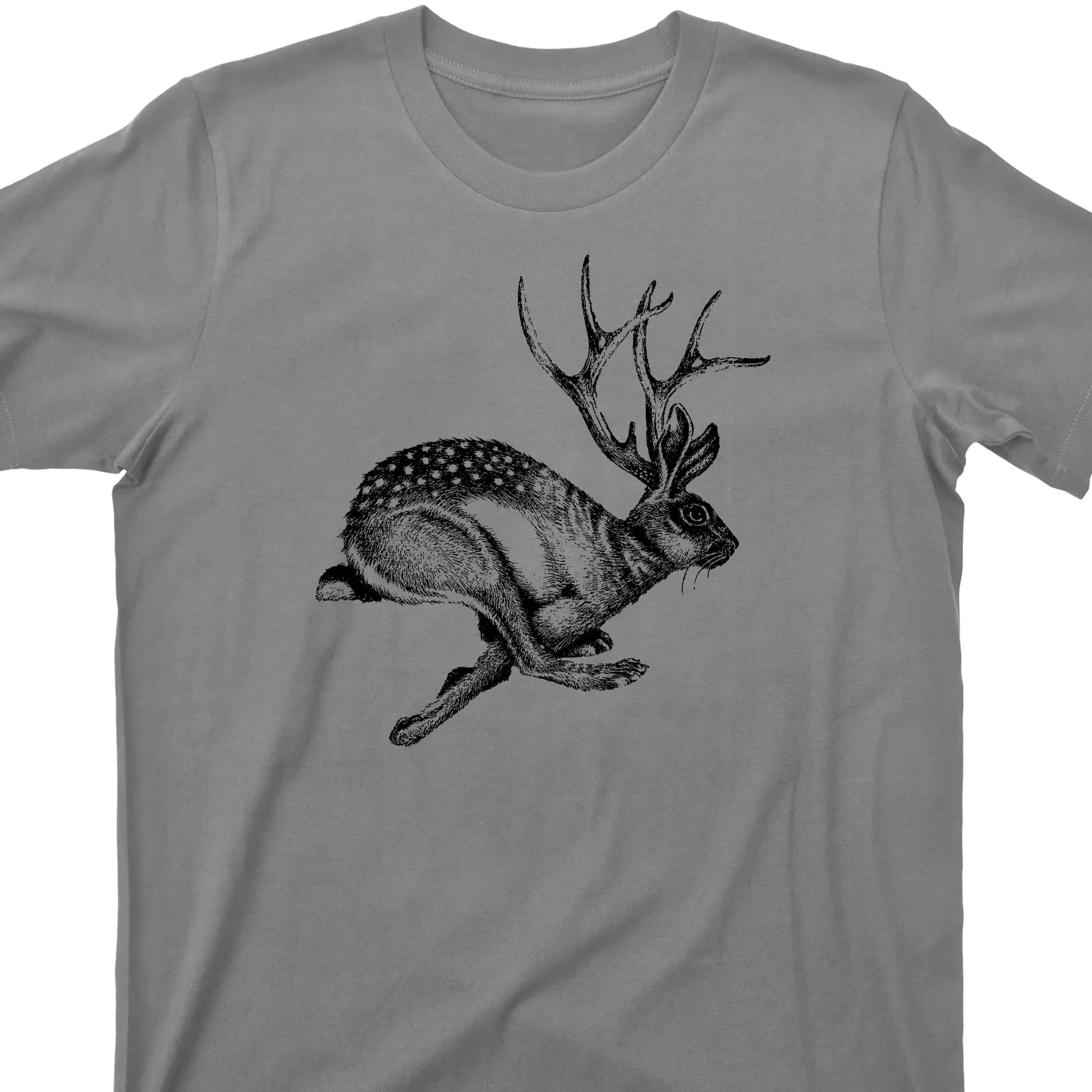 Maglietta Jackalope Jackrabbit Antilope Horns Cryptids Cryptoology