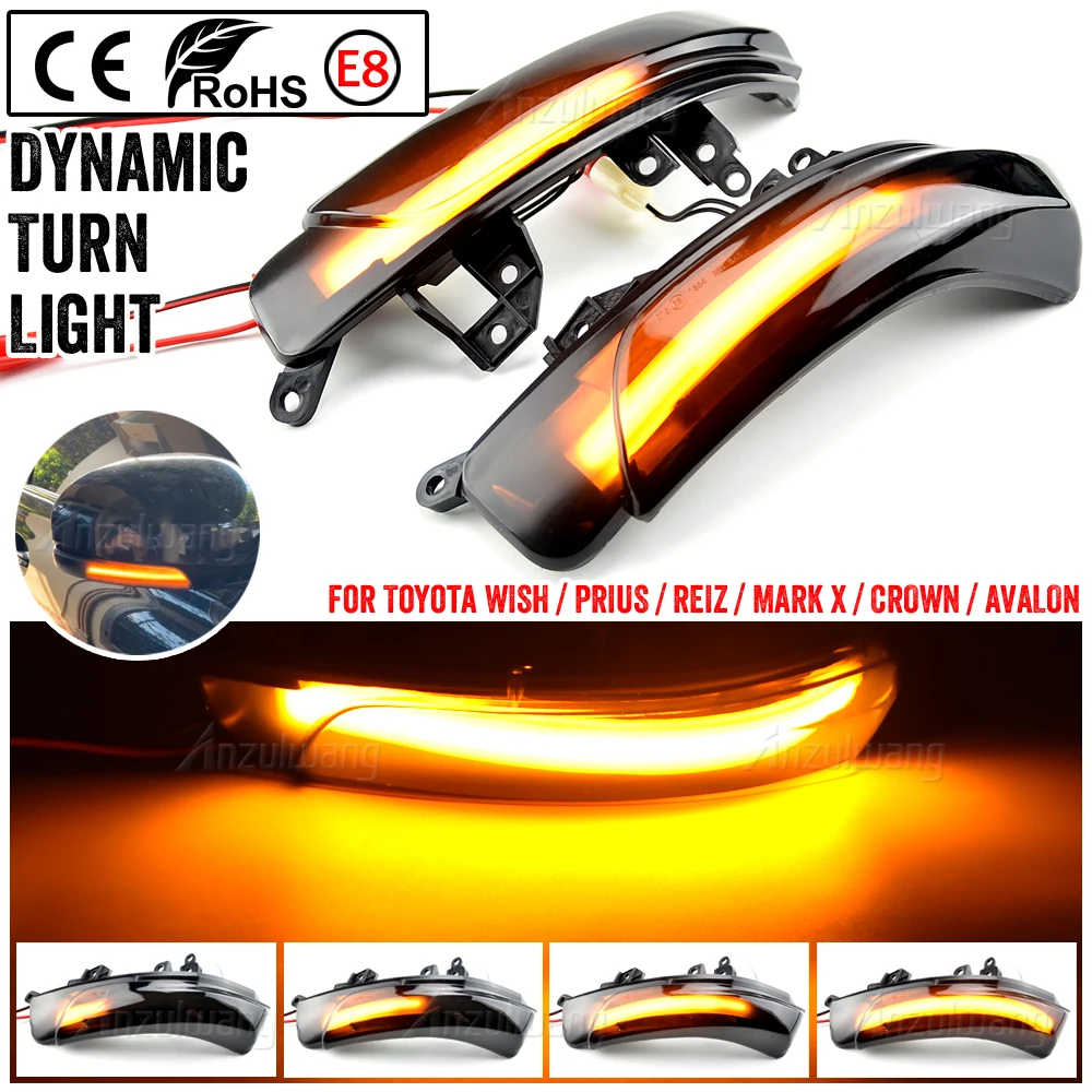 Per Toyota Prius Zvw30 2009-2012 Prius Zvw35 Prius A Car Side Mirror Lamp Led Indicatore Di Direzione Dinamico Lampeggiante Indicatore Luminoso