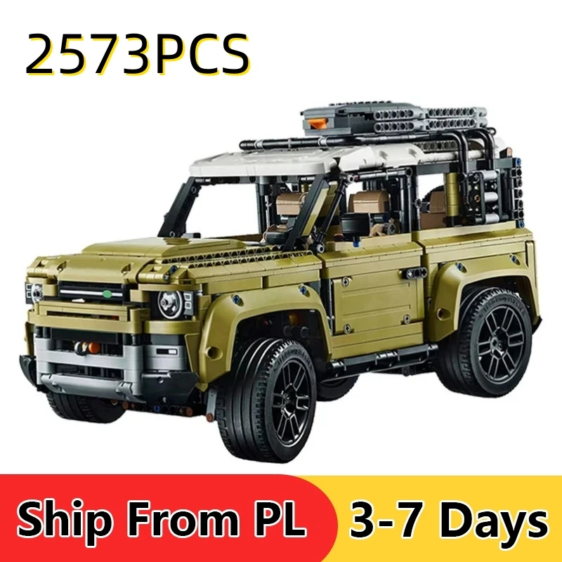 2573Pcs Land Rover Defender Building Blocks Mattoni Compatibili 42110 Puzzle Fuoristrada Giocattoli Per Bambini Regali Di Compleanno