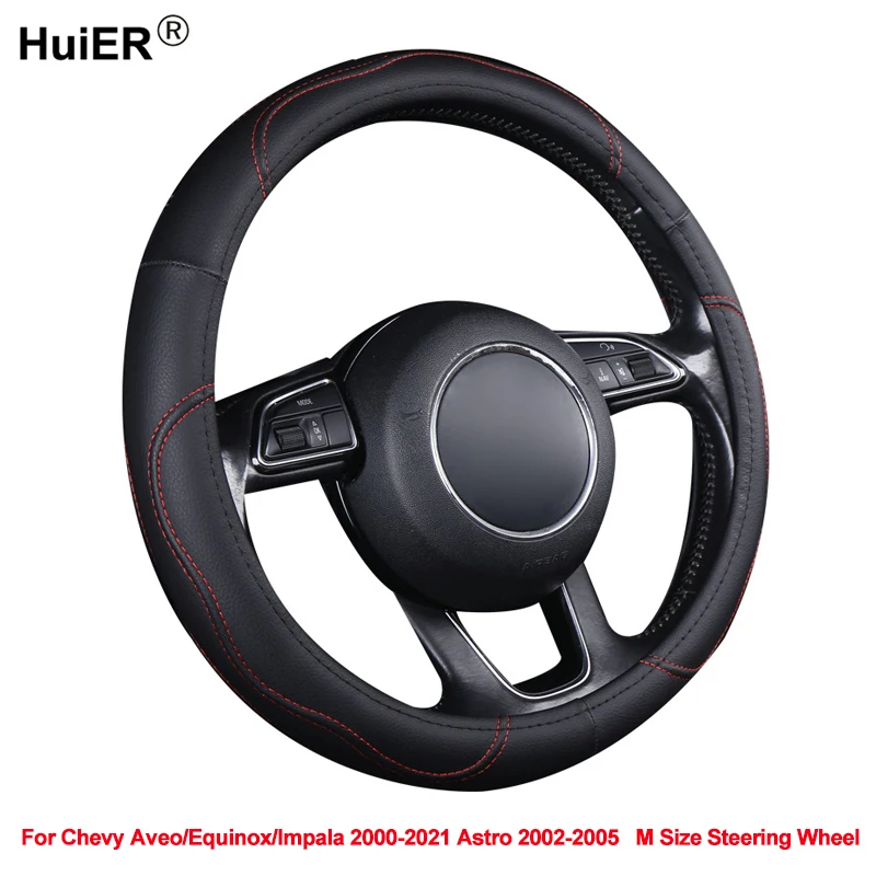 Copertura Del Volante Dell'Automobile Dell'Involucro Volant Per Chevrolet Chevy Aveo Equinozio Impala 2000 - 2021 Astro 2002 - 2005 M Dimensione Dello