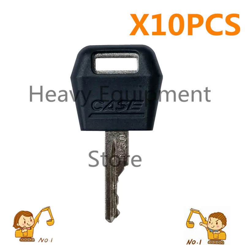 Chiavi Di Accensione Da 10 Pezzi Per Case Ih Tractor Dozer Retroescavatore D250 Per Case/International Harvester Escavatore Nuovo