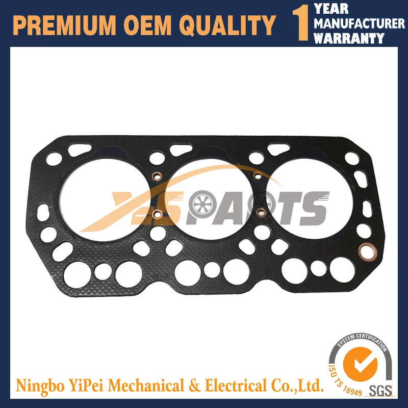 K3M Guarnizione Testa Per Mitsubishi K3M Satoh Mt300 Mt300D Case Ih 275 1140
