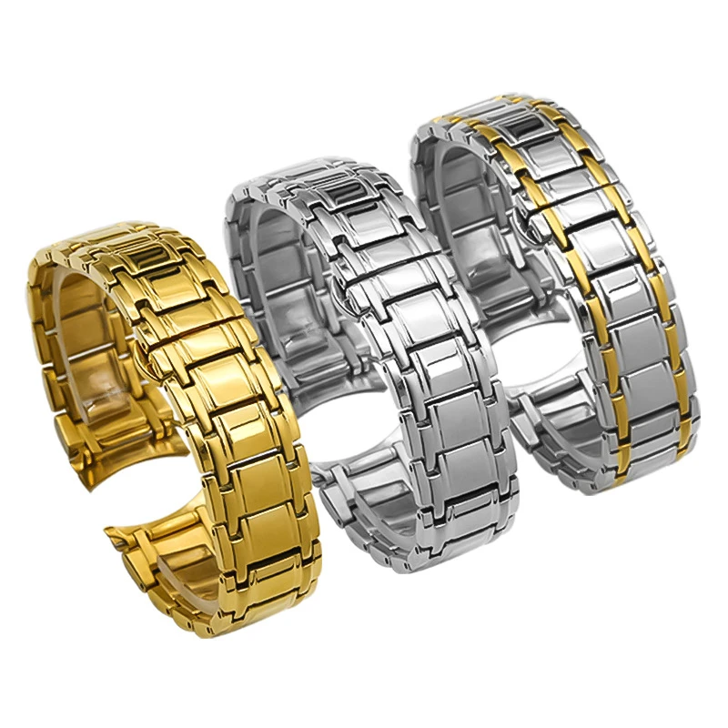 Cinturino In Acciaio Inossidabile Di Alta Qualità Da 22Mm Per Citizen 8290 8294 8200 Catena Per Orologio Con Cinturino Curvo