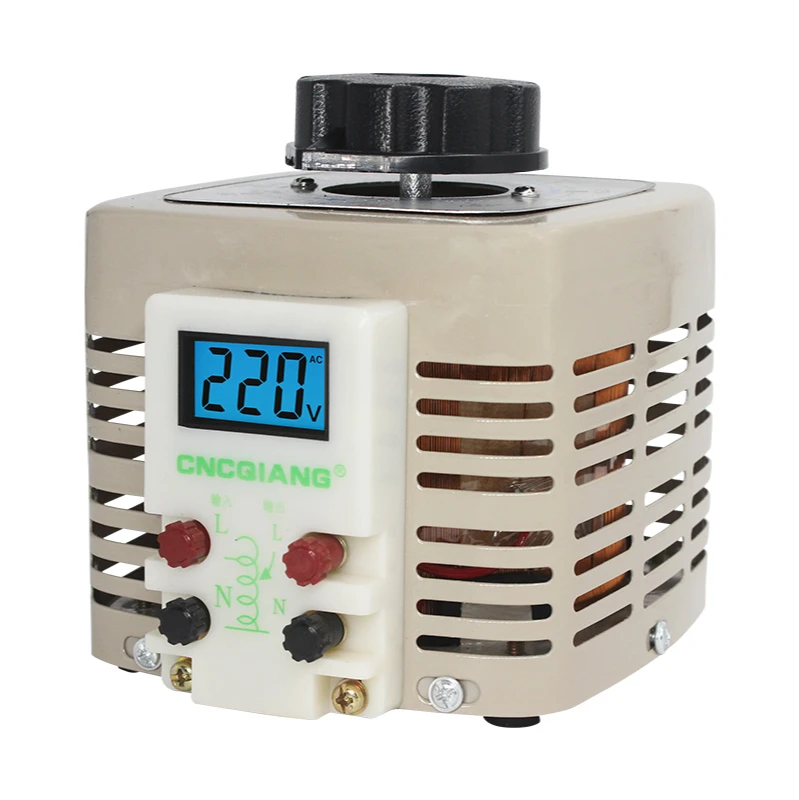 Tdgc2-2Kva  Single Phase Voltage Regulator Variac Adjustable Power Converter Voltage Transformer  220V 2000W