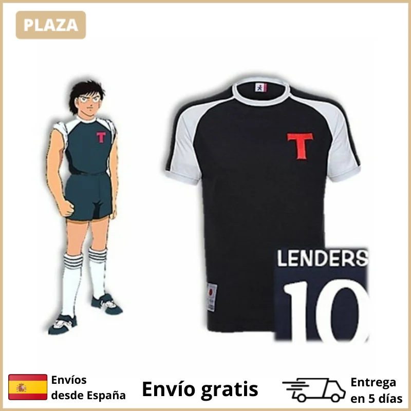 Oliver E Benji Mark Linders Shirt, Oliver E Benji Soccer Kit, Captain Tsubasa, Nankatsu School, Mark Enders Soccer Jersey,
