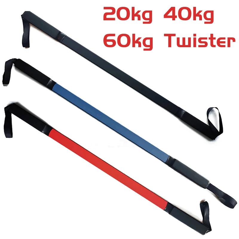 20 40 60Kg Potenza Di Sicurezza Per Adulti Twister Of Arm Exerciser Forza Muscolare Indoor Fitness Home Gym No Springs Bar