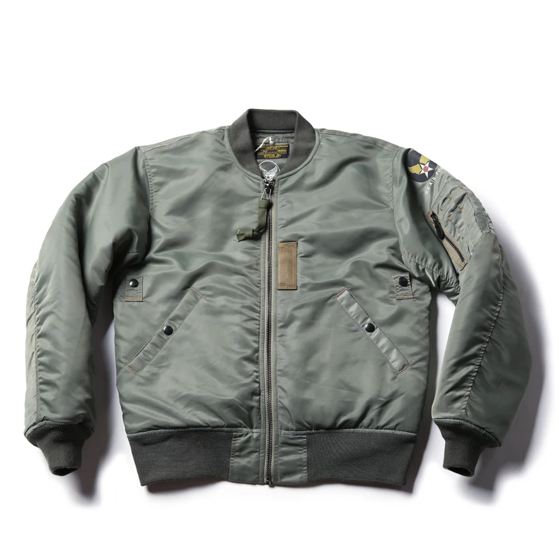 Bronson Repro Usaf 1955 Ma-1 Giacca Volo 50S Degli Uomini Di Inverno Militare Bomber Cappotto
