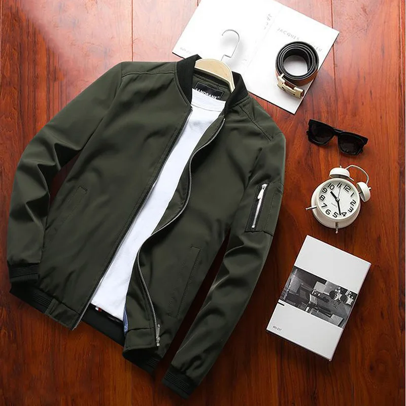 New 2023 Jacket Men Fashion Casual Slim Mens Jacket Sportswear Bomber Jacket Mens Giacche Uomo E Cappotti Plus Size 6Xl