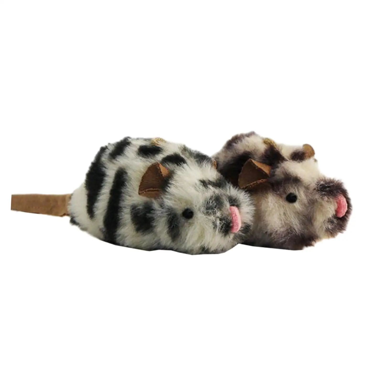 2Pcs Interactive Mouse Cat Toy Squeaky Cat Toy Realistico Pet Toy Cat Mouse Toys Peluche Catnip Cat Toy For Chase Gatti Cani Animali Domestici