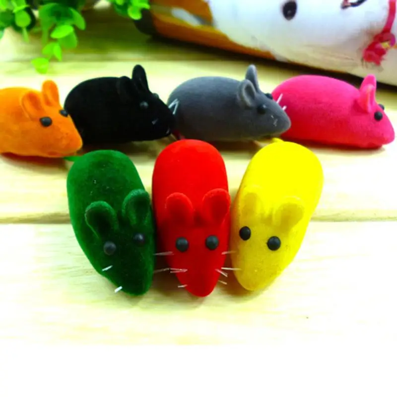 1 Pc Pet Cat Kitten Dog Playing Toy False Mouse Rat Squeak Noise Sound Toy Prodotti Per Animali Domestici