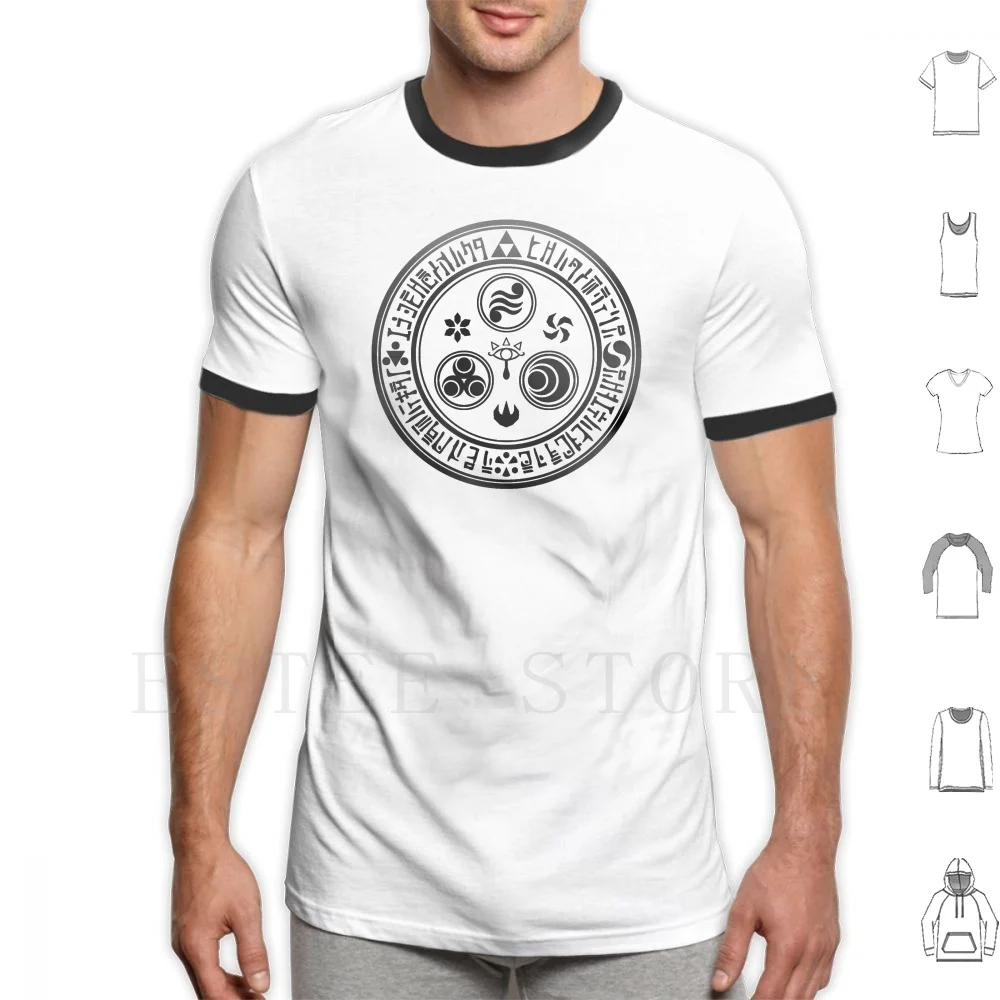 Hero Mark (Nero) T Shirt Uomo Cotone 6Xl Wind Waker Triforce Gannon Twilight Princess Legend Ocarina Una Volta