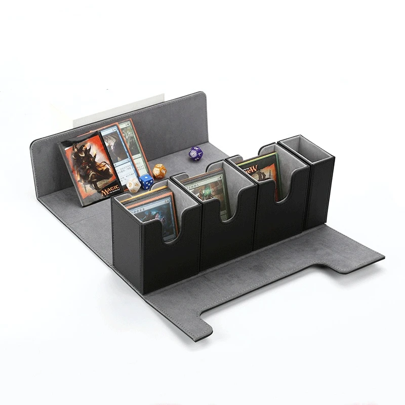 270 + Pz Multifunzione Deck Case Container Holder Card Collection Box Card Protector Per Giochi Da Tavolo Pokemon Mtg Yugioh