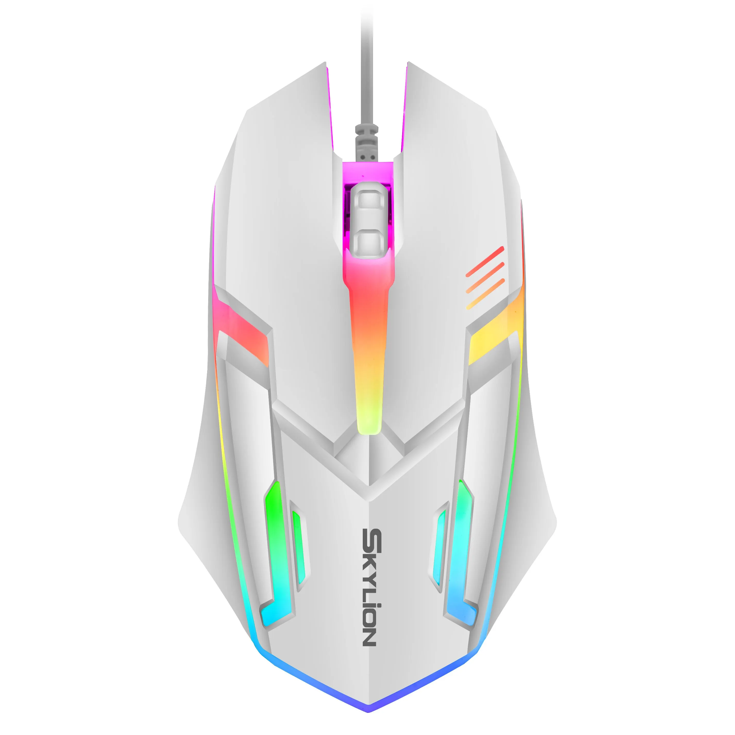 Mouse Da Gioco Cablato 3 Tasti Illuminazione Colorata Gaming E Office Per Microsoft Windows Per Sistema Apple Ios